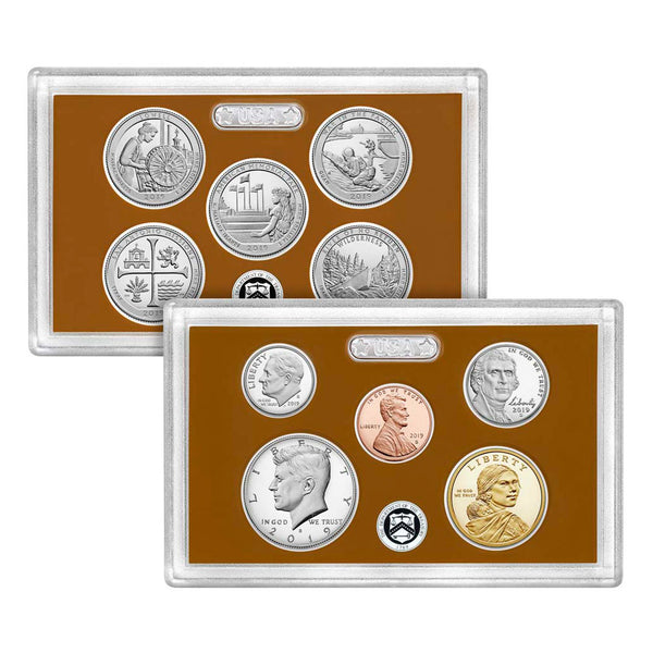 2019-S U.S. Clad Proof Set: Complete 10-Coin Set with Box & C.O.A.