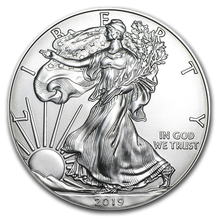 1986-2021 American Silver Eagle 1 oz Mint State Roll of 20 (Random Year)