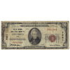 1929 $20 Sm Size National Bank Note National Bank & Trust Co. Columbus, OH Circulated