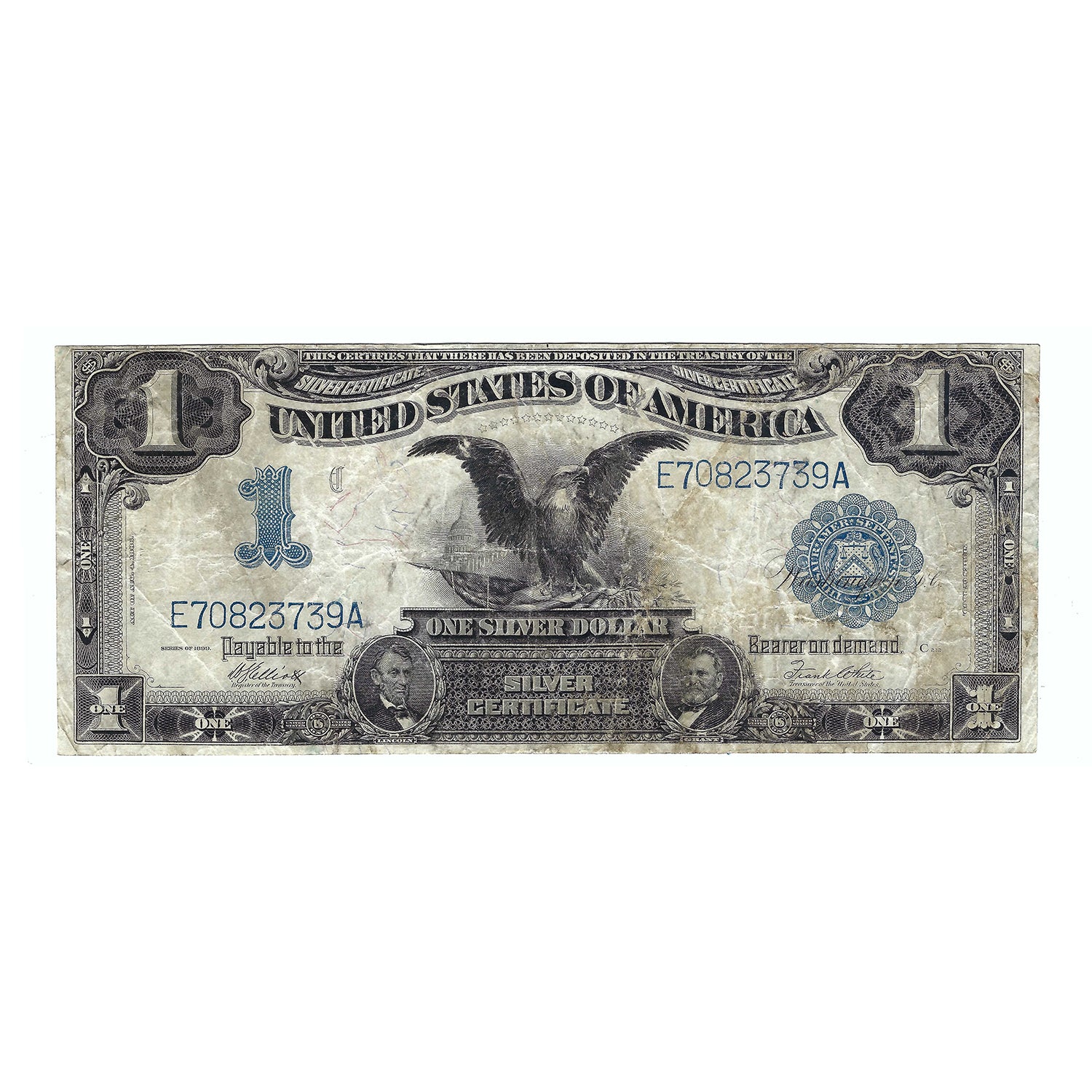 1899 $1 Large Size Silver Certificate, FR.235, Circulated
