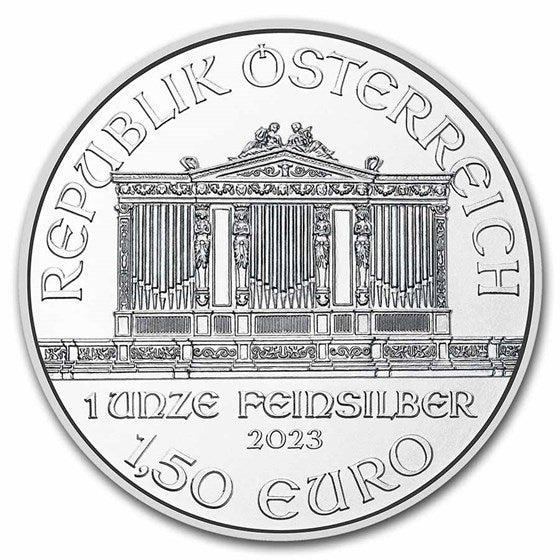 2023 Austrian 1 oz Silver Philharmonic Mint State