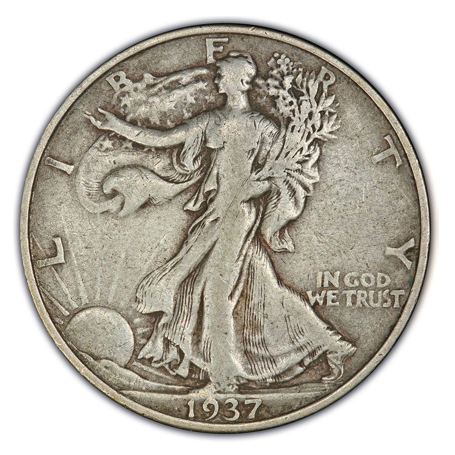 1933-1947 Walking Liberty Silver Half Dollar & Deluxe Box