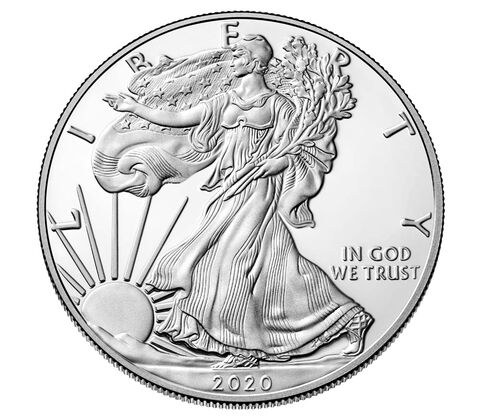 2020 1 oz American Silver Eagle Mint State Condition