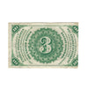Three Cent Fractional Note, 3rd Issue Excellent Condition