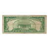 1929 $5 Small Size National Bank Note, Central United NB of Cleveland, OH Circulated