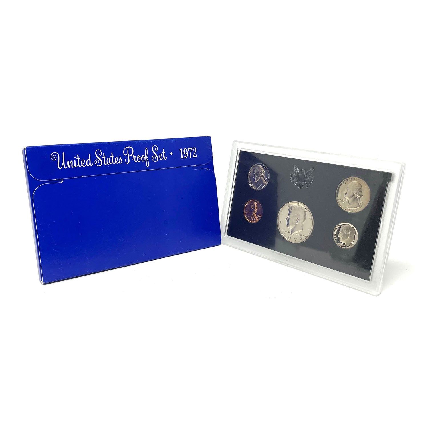 1972-S U.S. Clad Proof Set: Complete 6-Coin Set, Original Packaging