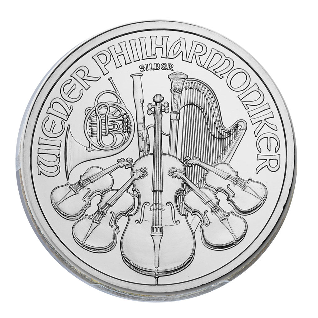1 oz Austrian Silver Philharmonic Mint State (Random Year)
