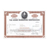 Chase Manhattan Corp. Stock Certificate  // 100 Shares // Brown // 1960s-70s