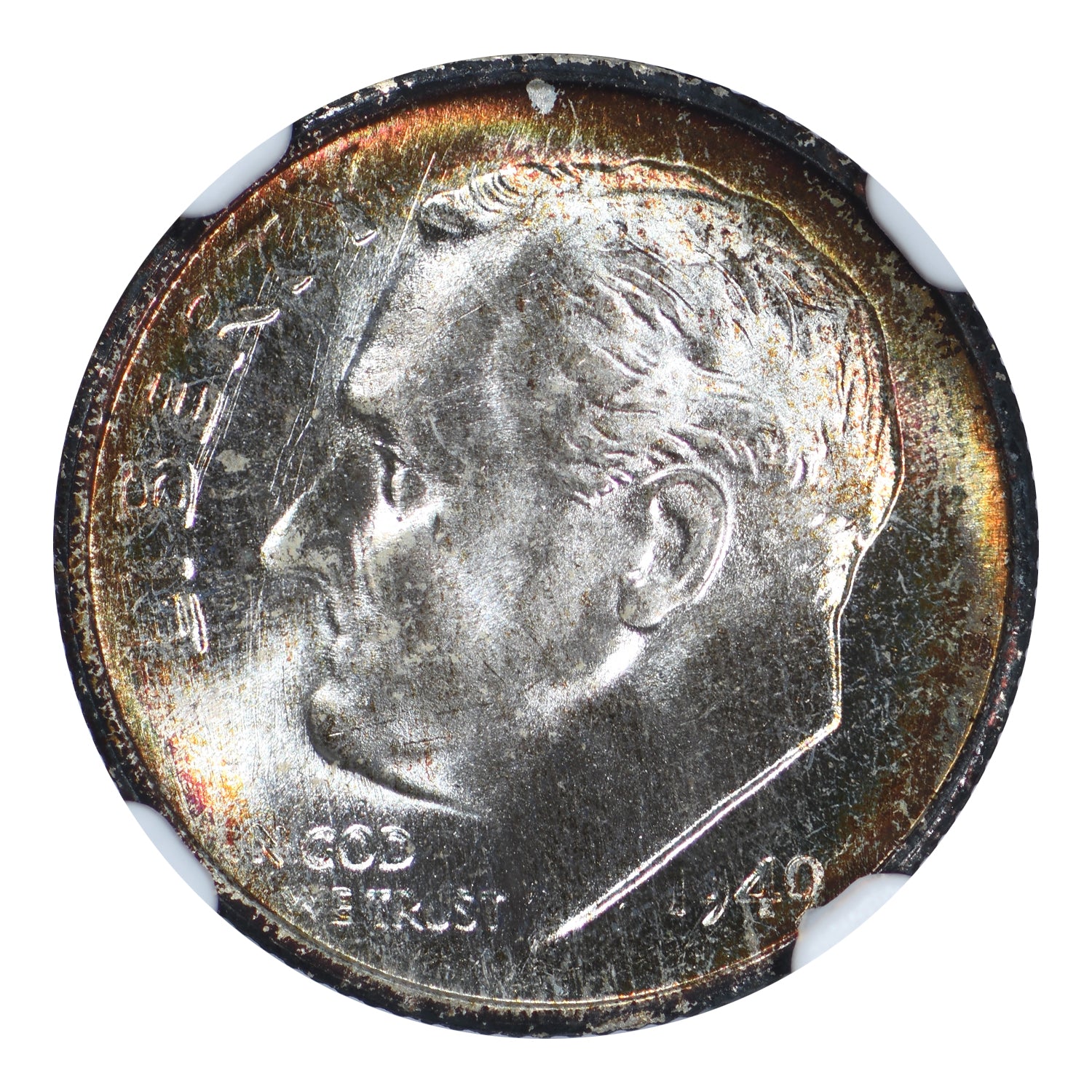 1949-S Roosevelt Dime NGC MS67+