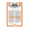 Erie Railroad Co. Bond Certificate  // $1,000 // Orange // 1950s