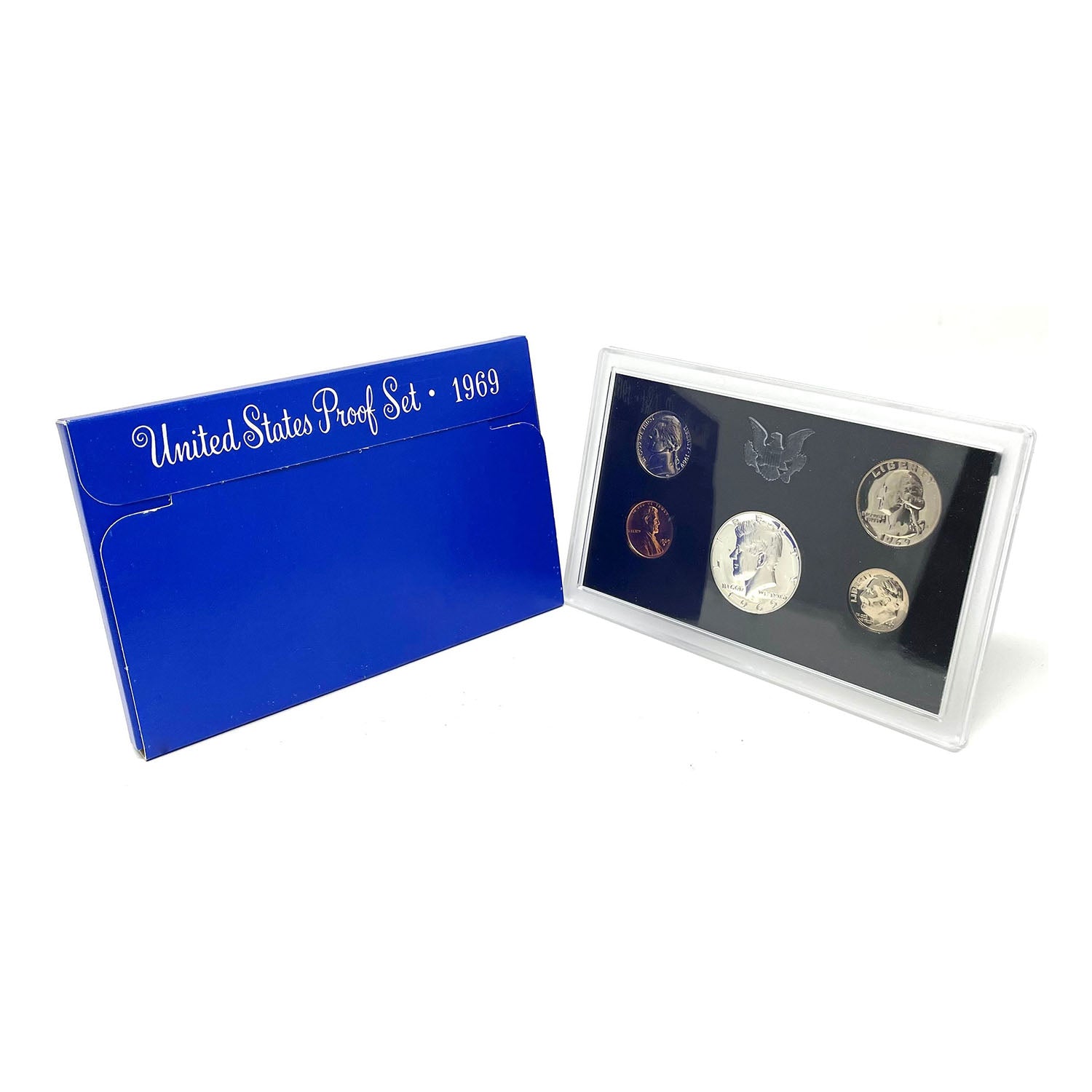 1969-S U.S. Proof Set: Complete 5-Coin Set, Original Packaging