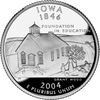 2004 Washington Statehood Quarters P & D BU Mint Rolls