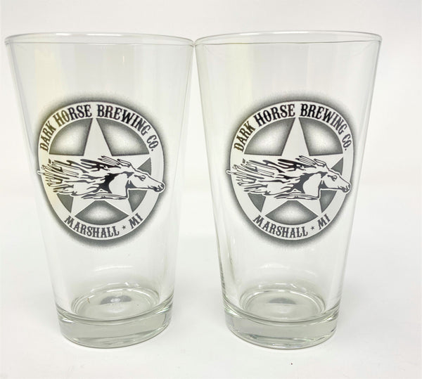 Dark Horse Brewing Co. Glasses Set of Two