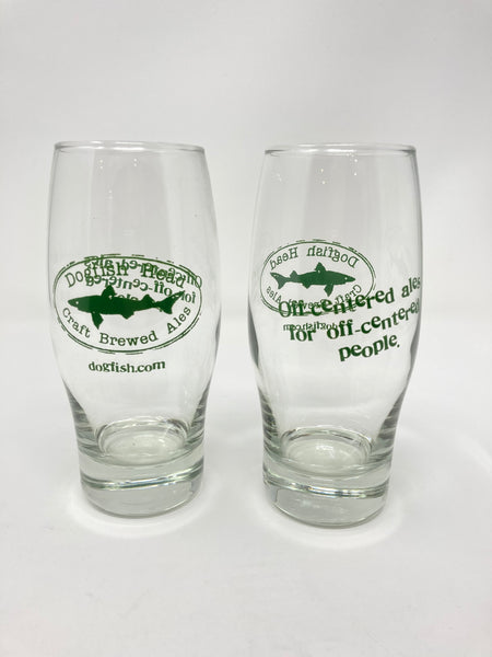 Dogfish Head Green Label Pint Glass- Set of 2