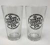 North Country Brewing Co. Pint Glass Set of Two
