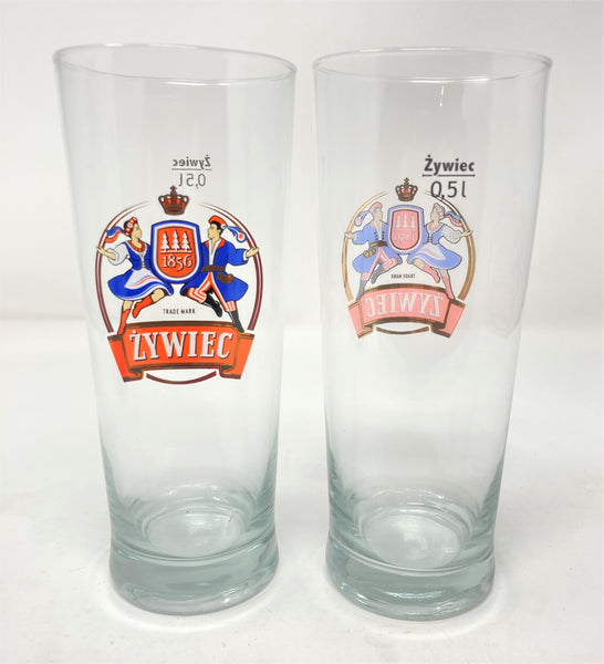 Zyweic .5L Beer Glass Set Of Two