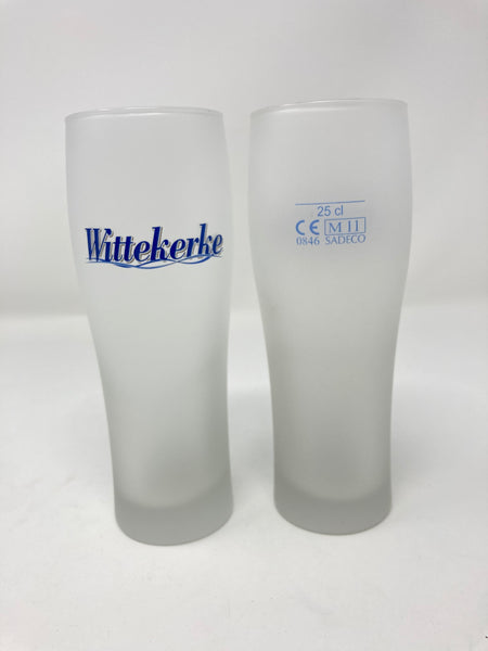 Wittekerke Frosted Beer Glass- Set of 2(25cl)