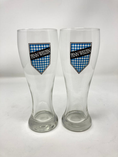 Penn Weizen Tall Beer Glass- Set of 2