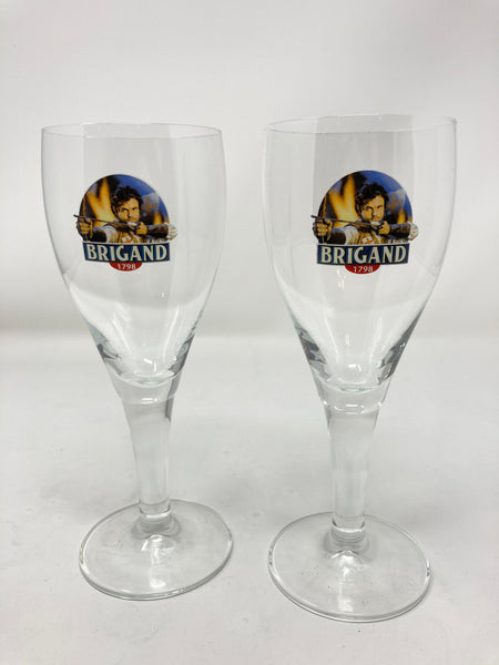Brigand Tulip Stemmed Beer Glass- Set of 2