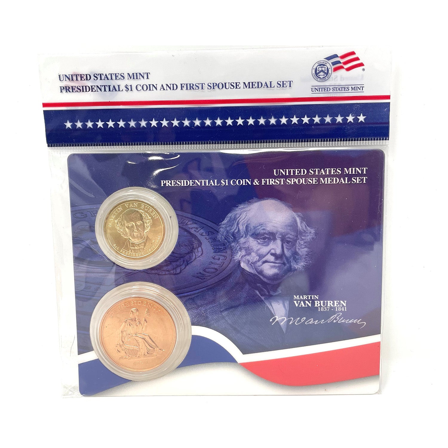 U.S. Mint Presidential $1 Coin and Spouse Medal Set: Martin Van Buren