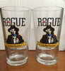 Rogue So You Want A Revolution Pint Beer Glasses Set of 2