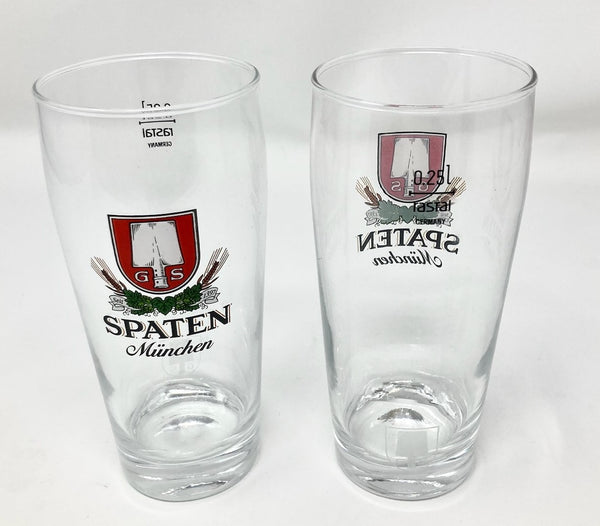 Spaten Munchen .25l Beer Glasses Set of Two