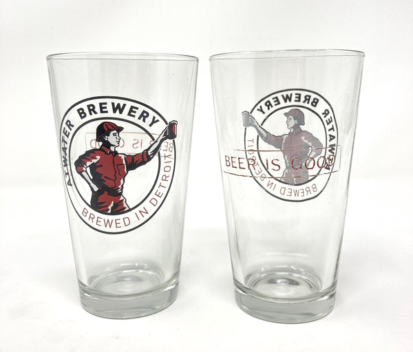 Atwater Brewery Pint Glass- Set of 2