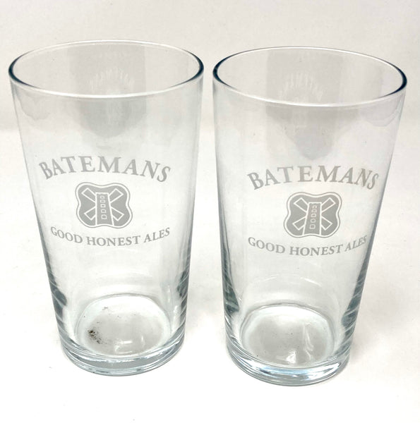 Bateman's Good Honest Ales Pint Glass- Set of 2