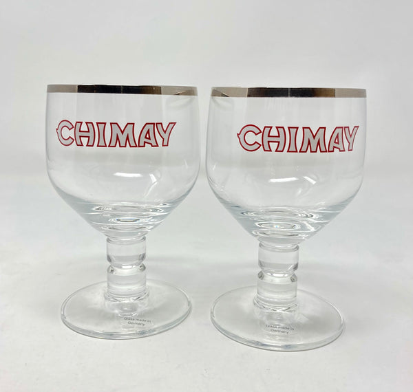 Chimay Silver Rim Chalice- Set of 2(450ml)