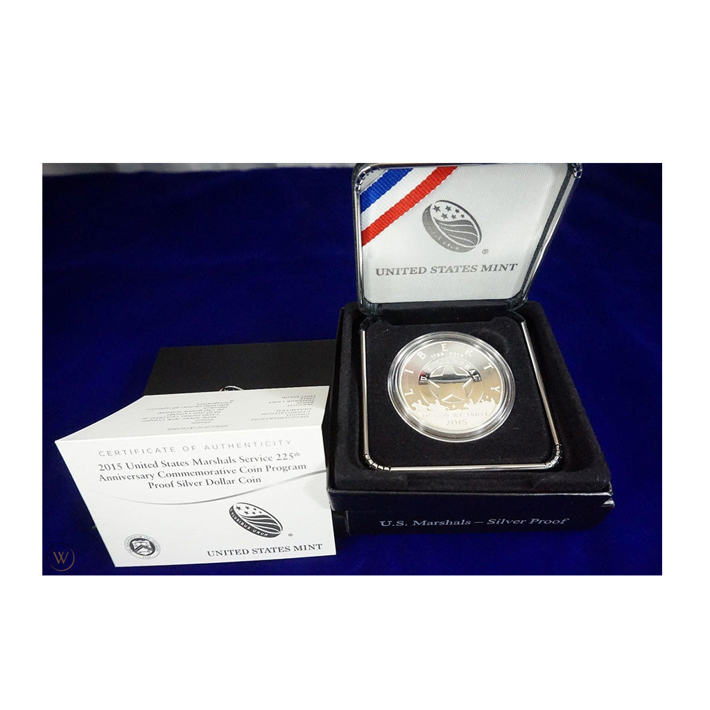 2015-P Marshals Service Commemorative Silver Dollar Proof