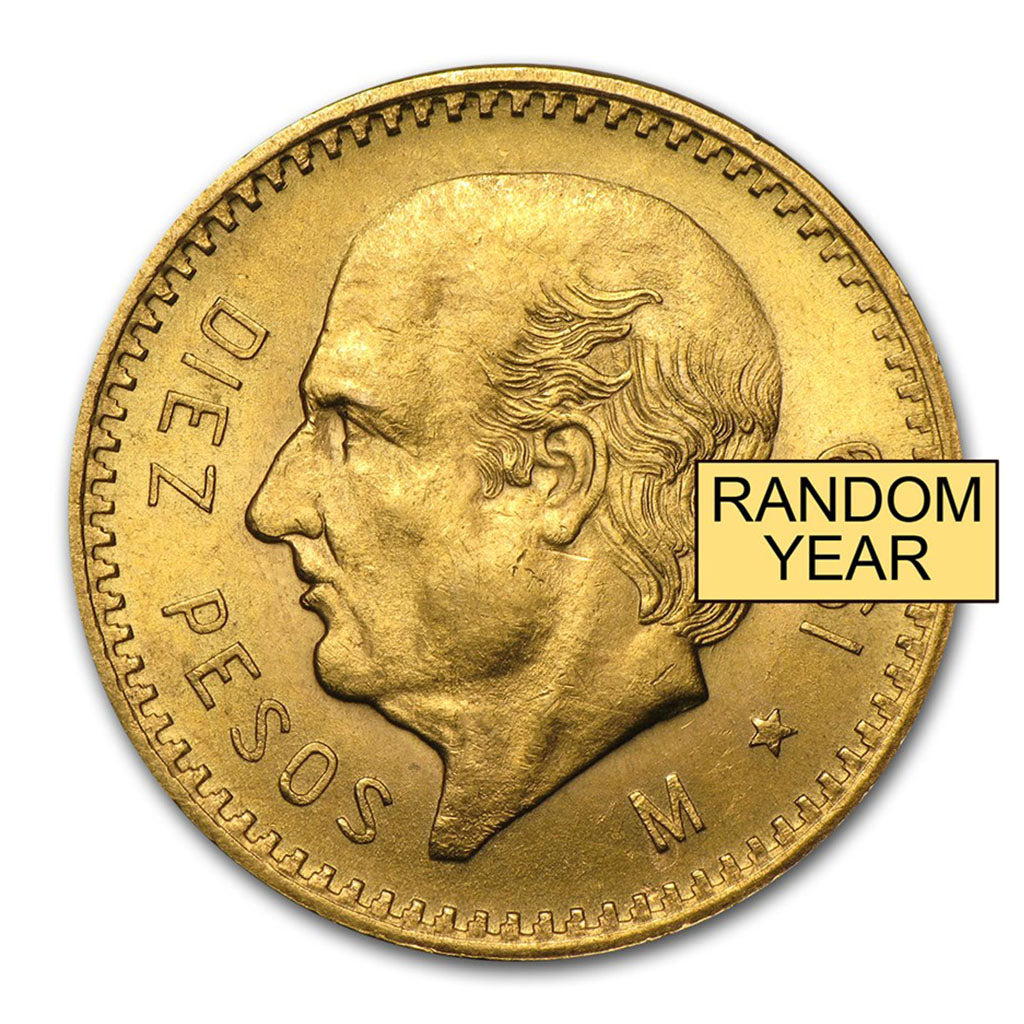 Mexican Gold 10 Pesos XF/AU