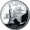 2001 Washington Statehood Quarters P & D BU Mint Rolls