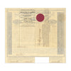 Pennsylvania Sect of the Erie & Cleveland Railroad Bond // $1000 // Gray // 1851
