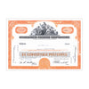 Studebaker-Packard Corp. Stock Certificate // 1-99 Shares // Orange // 1950s-60s