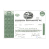 Studebaker-Worthington Stock Certificate // 100 Shares // Green // 1960-70s