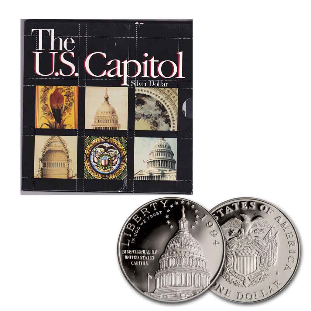 1994 U.S. Capitol Silver Dollar Special Edition Commemorative Proof