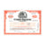 Union Pacific Corp. Stock Certificate // 100 Shares // Orange // 1960s-80s