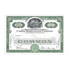 United States Lines Co. Stock Certificate // 1-99 Shares // Green // 1940s-50s