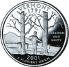 2001 Washington Statehood Quarters P & D BU Mint Rolls