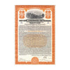 New York Lackawanna & Western Railway Bond // $1,000 // Orange // 1920s