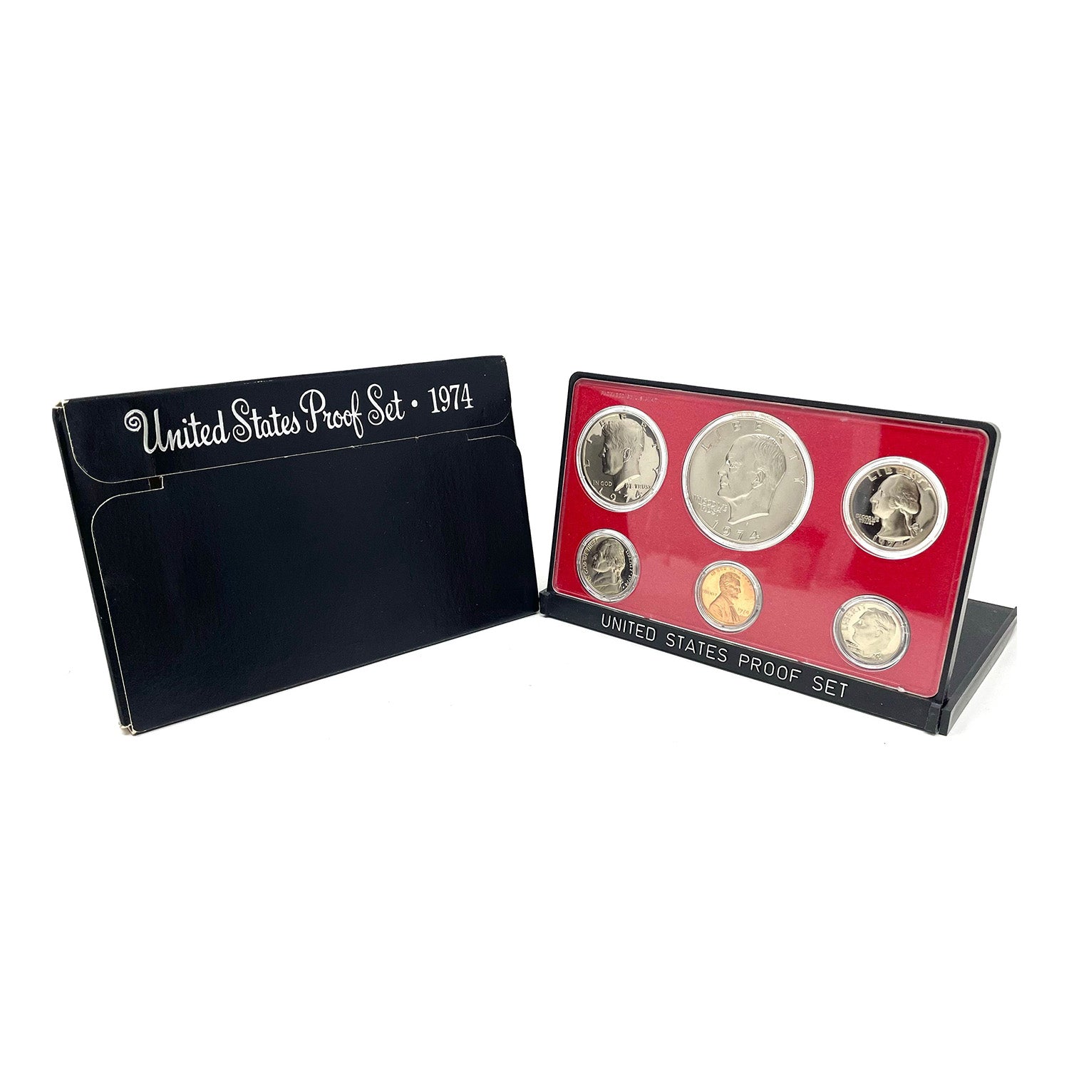 1974-S U.S. Clad Proof Set: Complete 6-Coin Set, Original Packaging