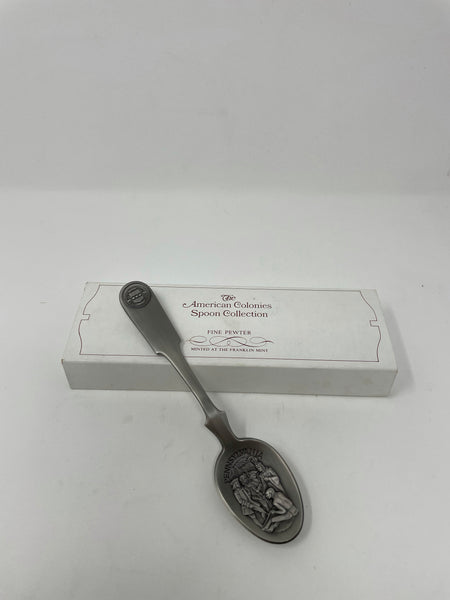 Franklin Mint Fine Pewter Spoon Pennsylvania