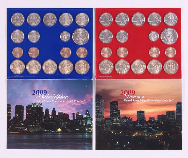 2009-P&D U.S. Uncirculated Set: 36-Coin Set in Original Packaging