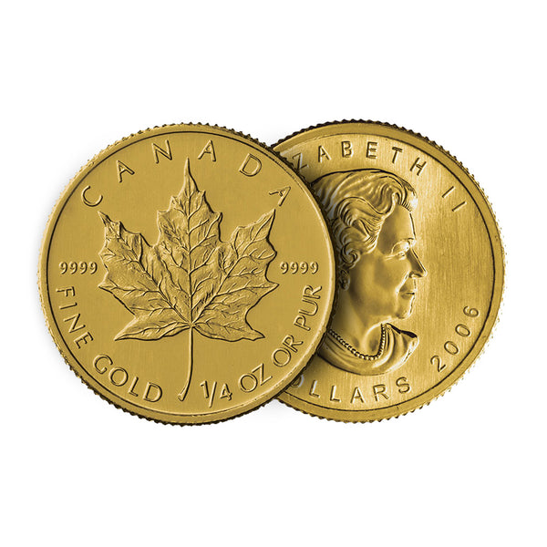 1/4 oz Canadian Gold Maple Leaf (Year Varies)