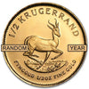 South African 1/2 oz Gold Krugerrand Mint State (Year Varies)