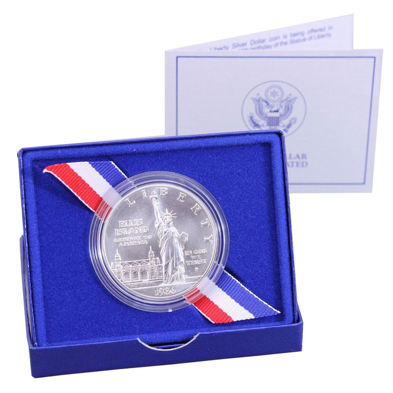 1986-P Statue of Liberty Commemorative Silver Dollar Mint State