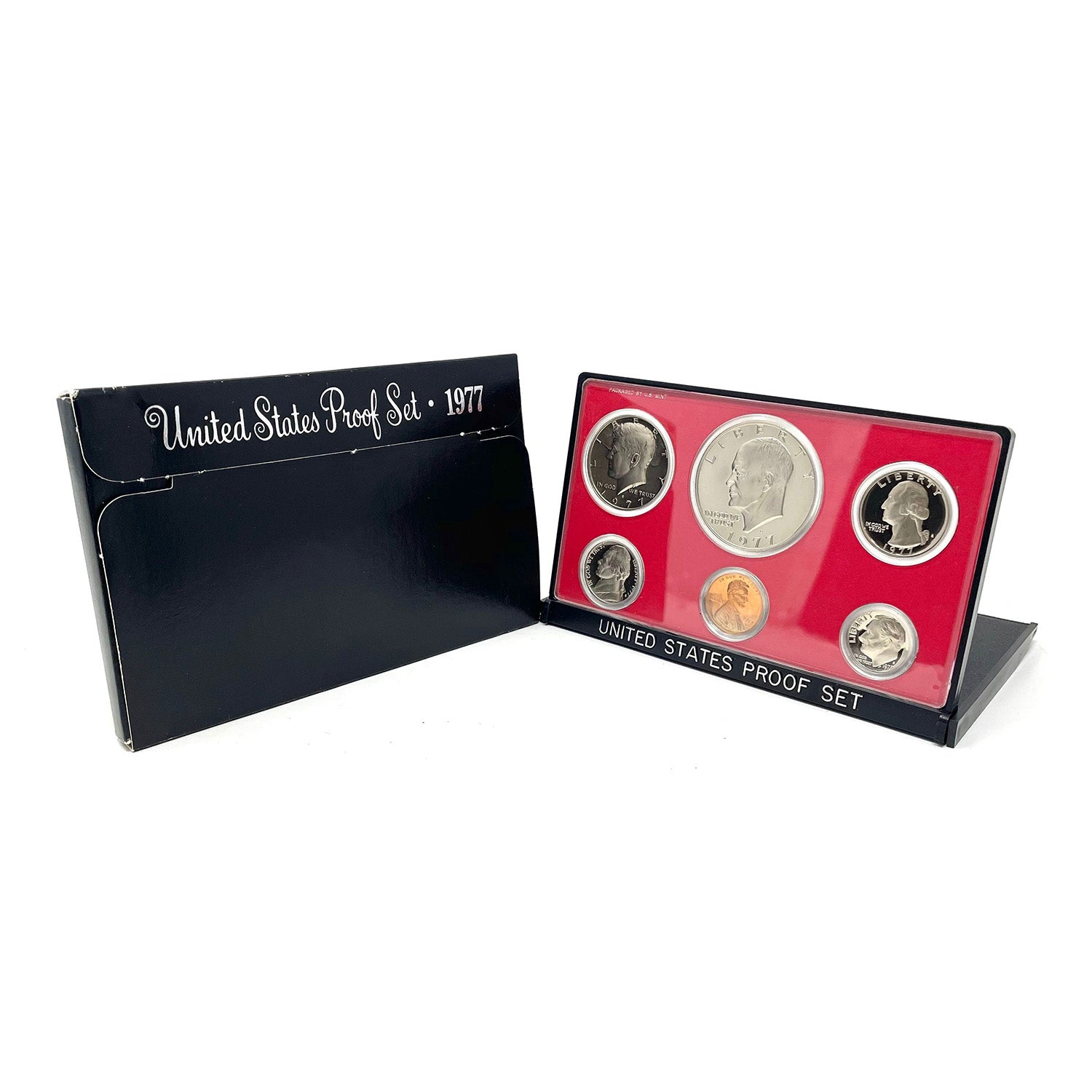1977-S U.S. Clad Proof Set: Complete 6-Coin Set, Original Packaging