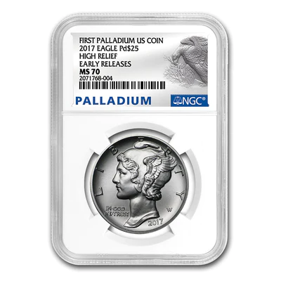 American Palladium Eagles (Mint State - NGC Certified)