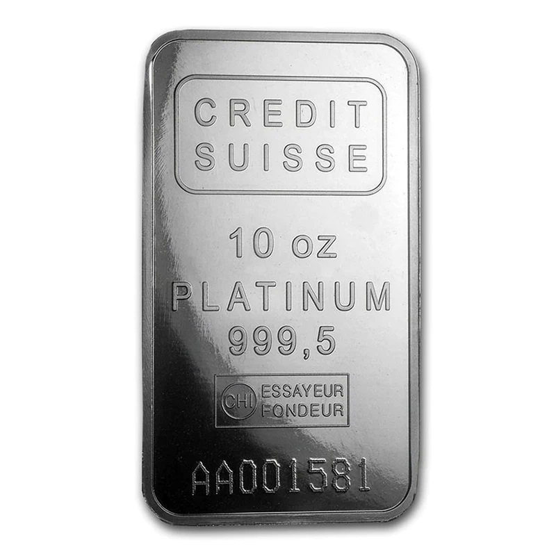 Credit Suisse Platinum Bars