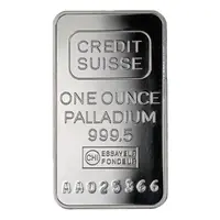 Credit Suisse Palladium Bars